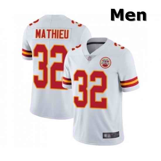 Men Kansas City Chiefs 32 Tyrann Mathieu White Vapor Untouchable Limited Player Football Jersey